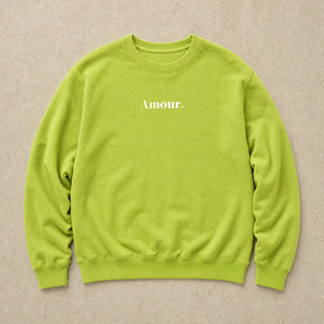 Rufus Packshot 2026 · Le Classique · Imprimé « Amour. » · Pomme