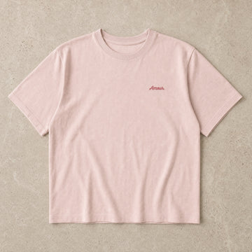 Rufus Packshot 2026 · Le Basique · Brodé « Amour. » · Rose