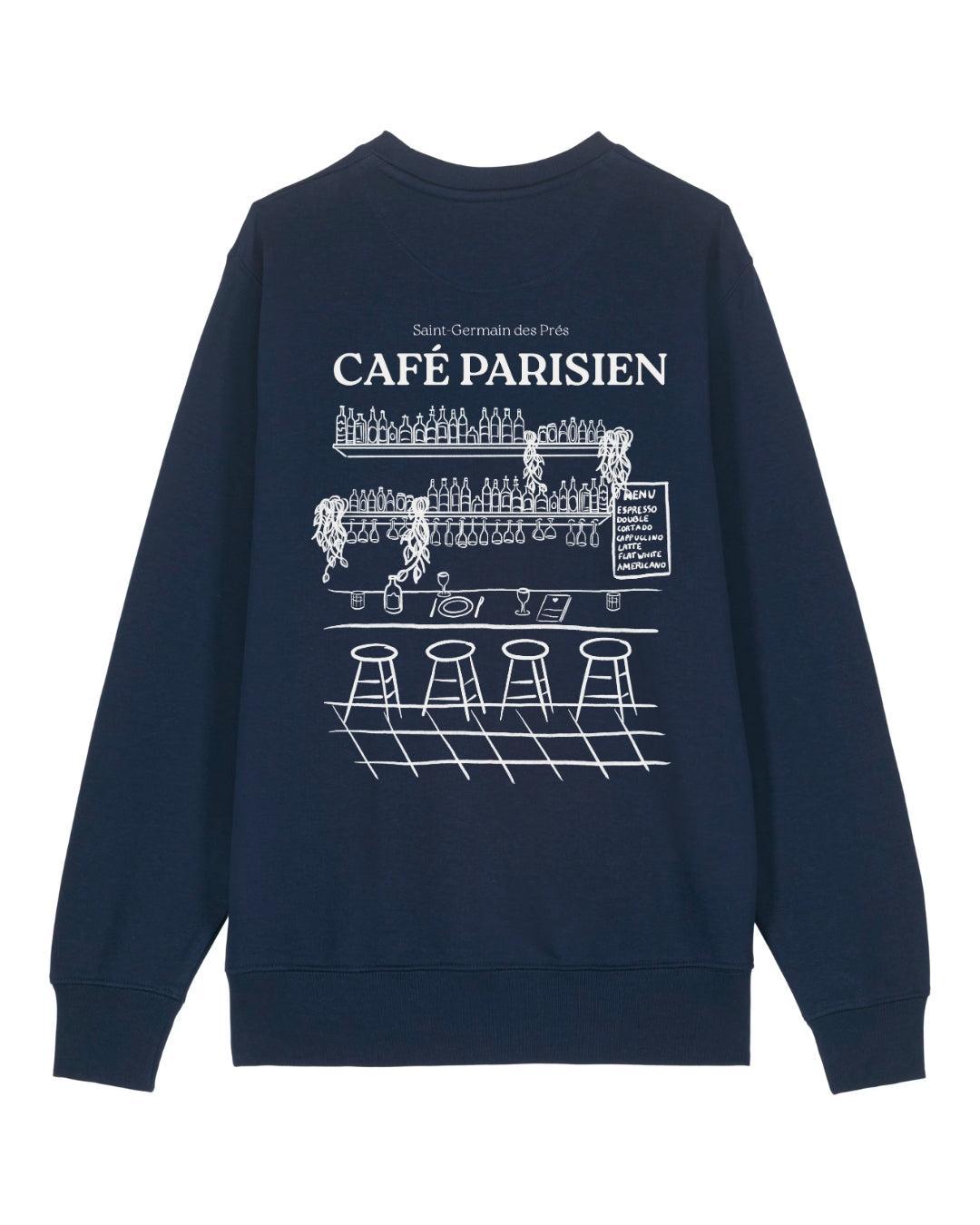 Pull Café Paris - Bleu marine