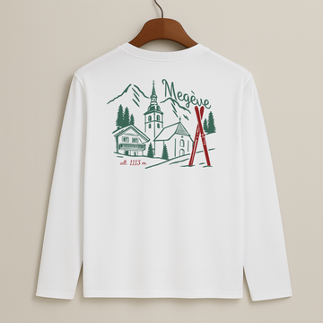 T-shirt manches longues Megève Héritage