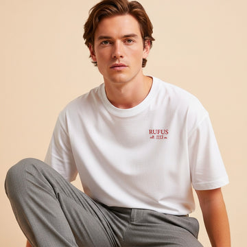 T-shirt Megève Héritage, blanc