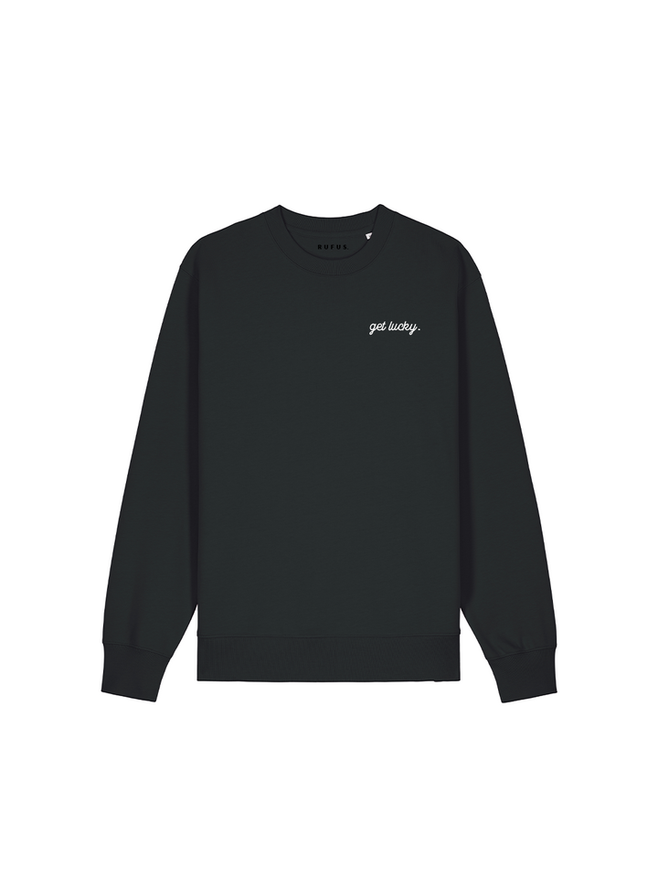 Sweatshirt Get Lucky Noir