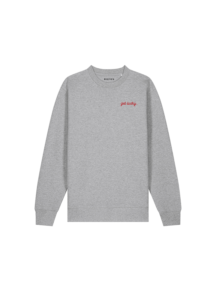 Sweatshirt Get Lucky Gris
