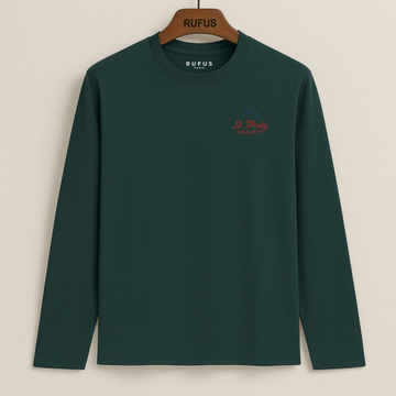 T-shirt manches longues St. Moritz Society, glazed green
