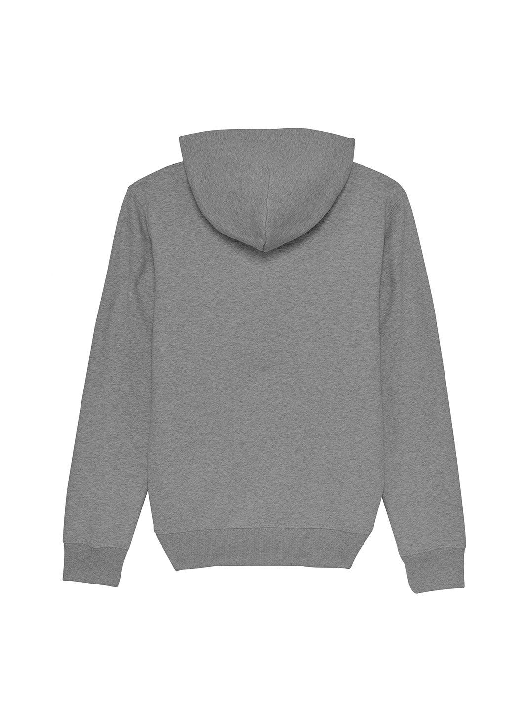 Sweatshirt Capuche Bisou Gris chiné dos