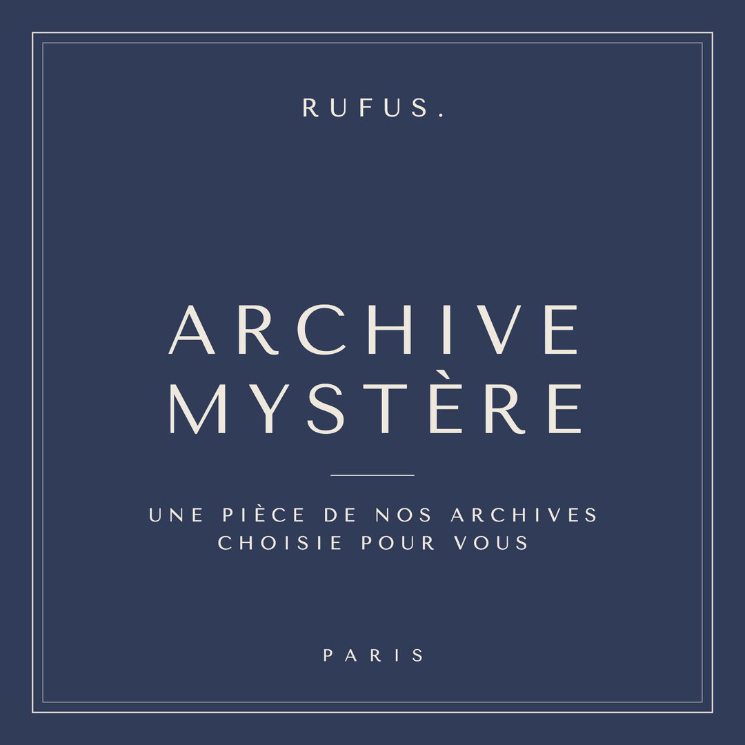 Archive Mystère Rufus Paris, une pièce de nos archives choisie pour vous