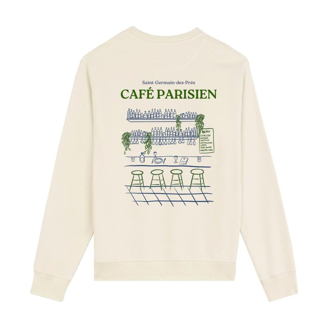Pull Café Paris, vert