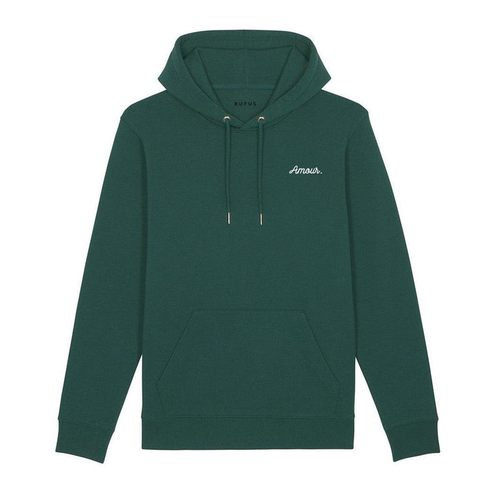L'Iconique Sweat Amour vert sapin - packshot