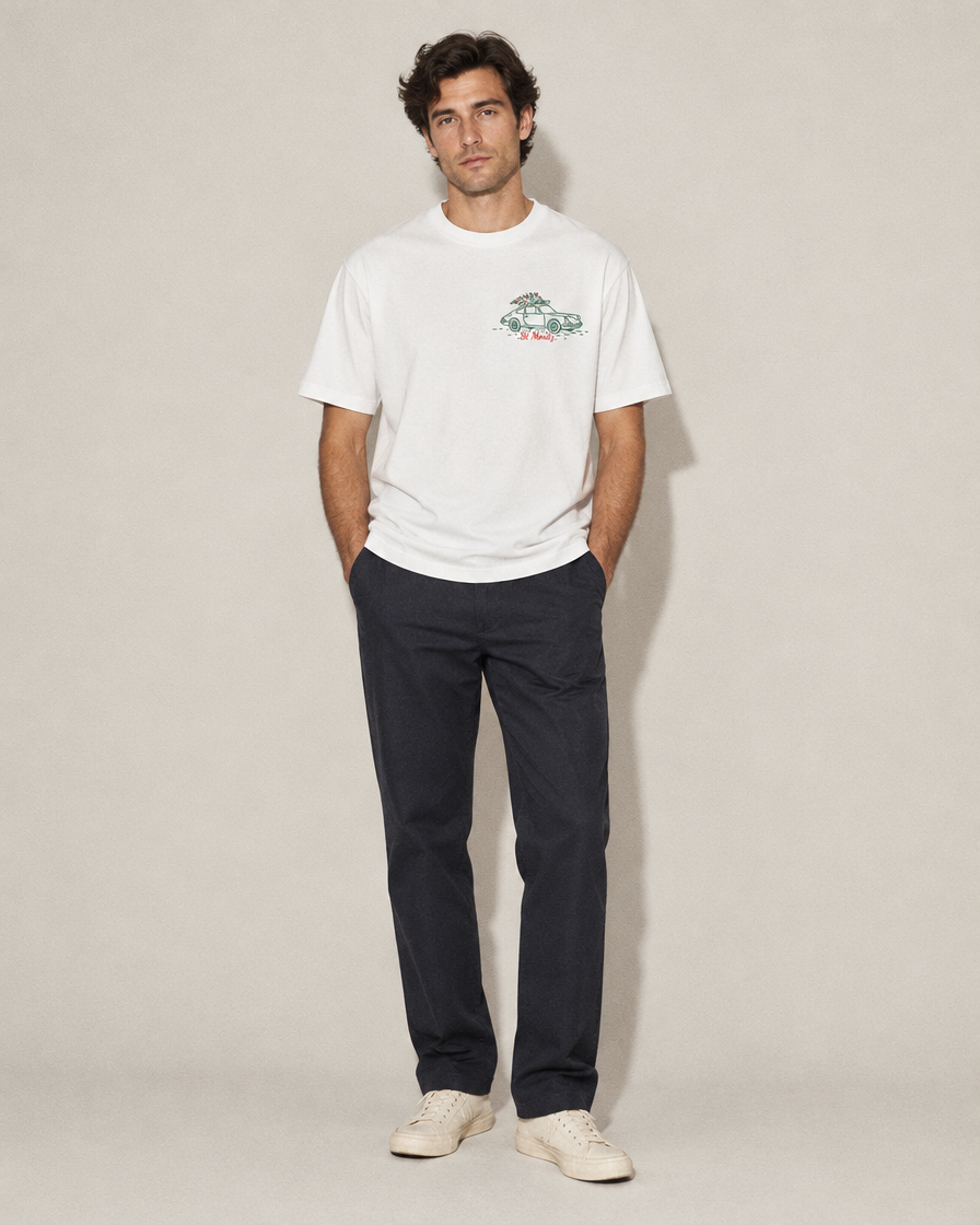 Alpes 1984 · L'Hivernal · Le T-Shirt · porté studio de face