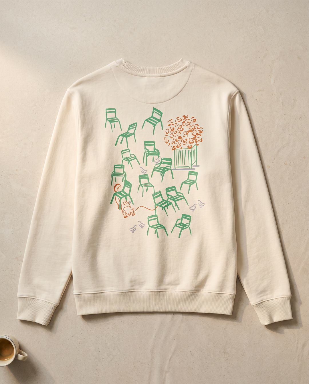 Paris 1984 · Le Luco · Le Sweat · packshot éditorial · dos