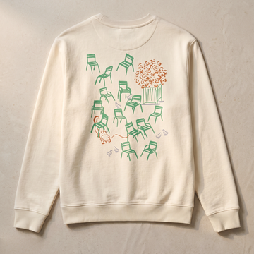 Paris 1984 · Le Luco · Le Sweat · packshot éditorial · dos