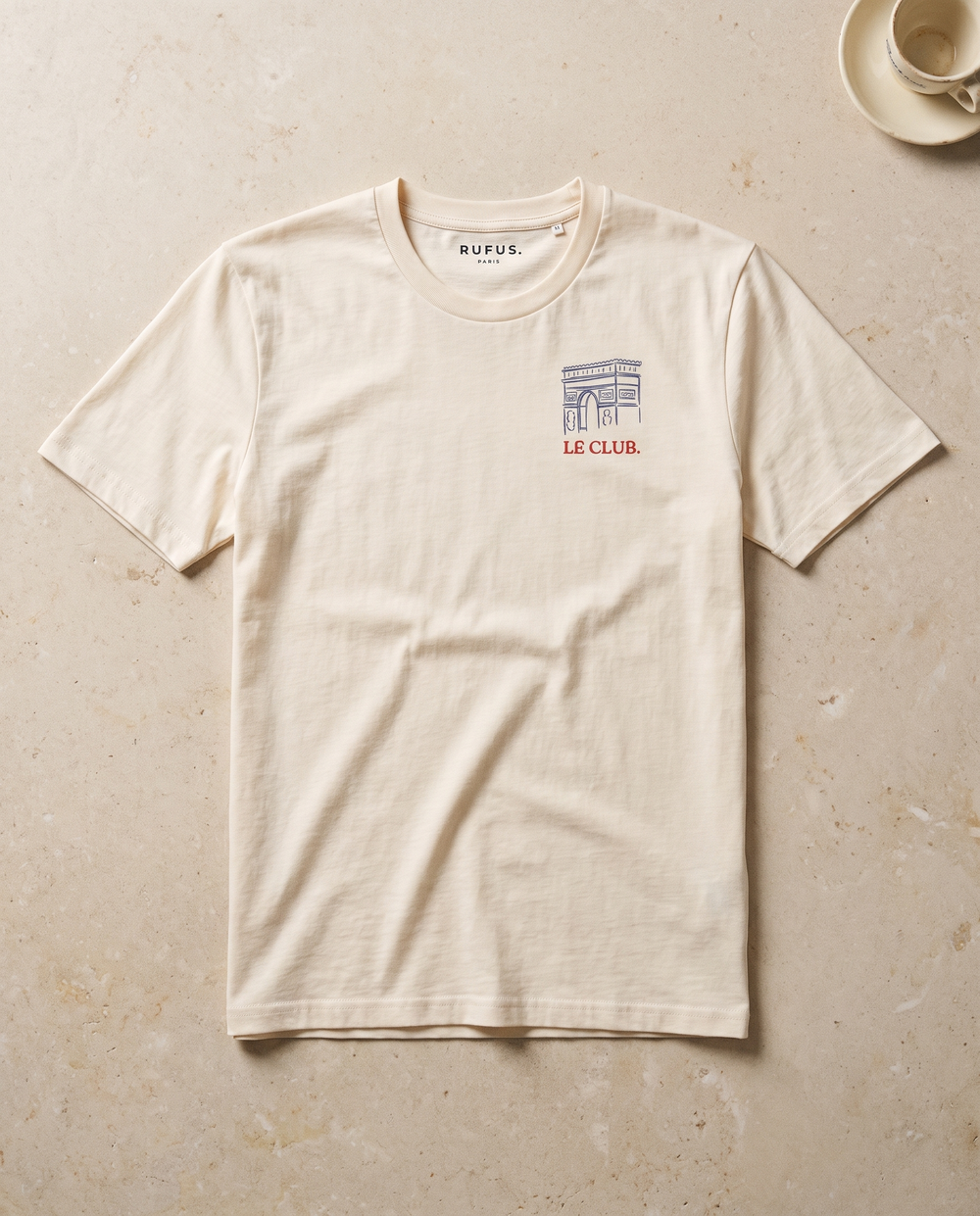 Paris 1984 · Le Parisien · Le T-Shirt · packshot éditorial · devant
