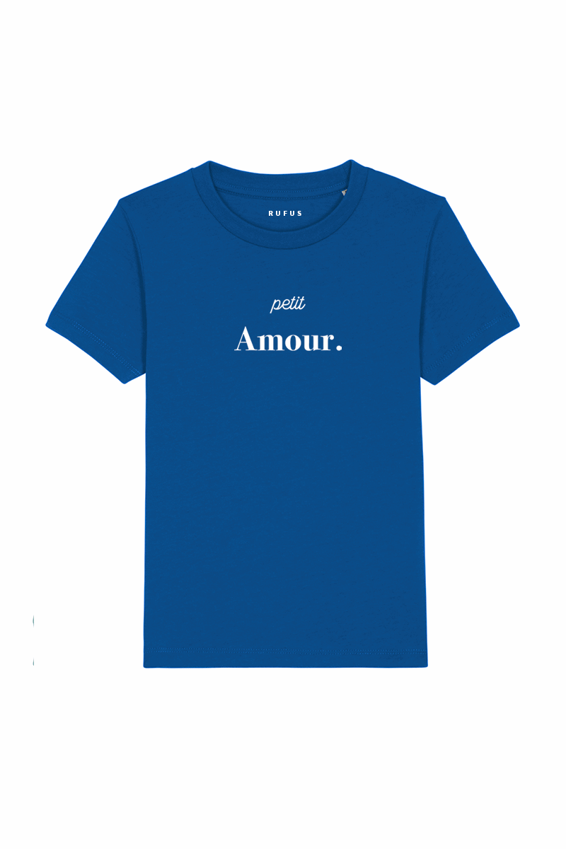 T-Shirt "petit Amour" majorelle.-Rufus Paris