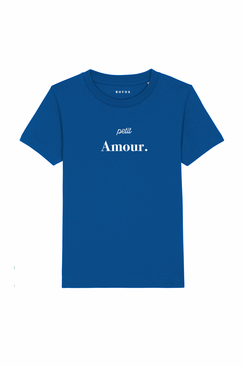 T-Shirt "petit Amour" - BLEU