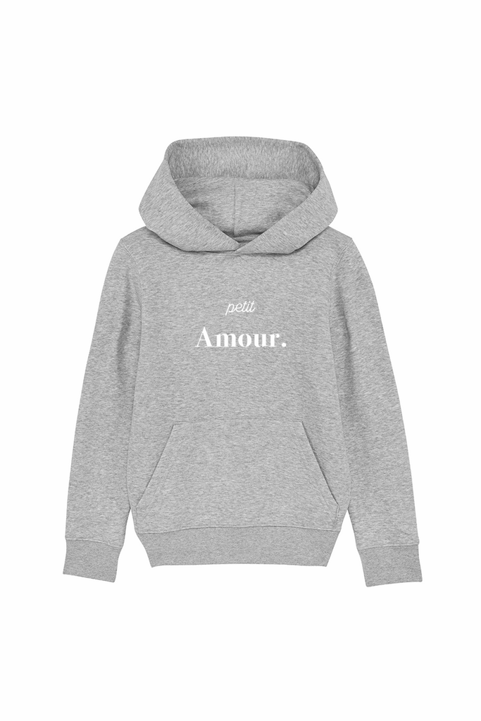 Sweat gris petit amour.