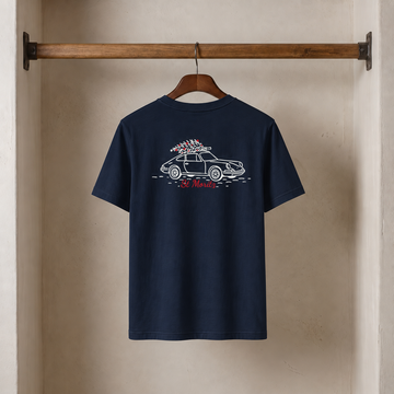Alpes 1984 · L'Hivernal · Le T-Shirt · Bleu marine · dos · photo couleur 2026-09-30 · hivernal-navy-back