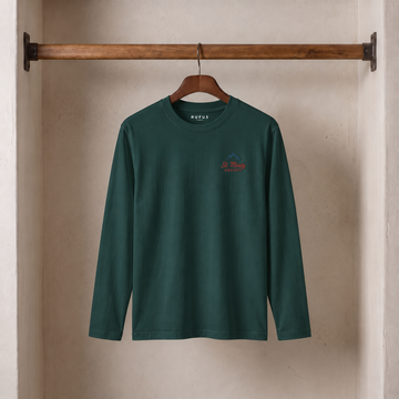 Alpes 1984 · St. Moritz Society · Manches longues · Glazed Green · devant · photo couleur 2026-09-30 · st-moritz-green
